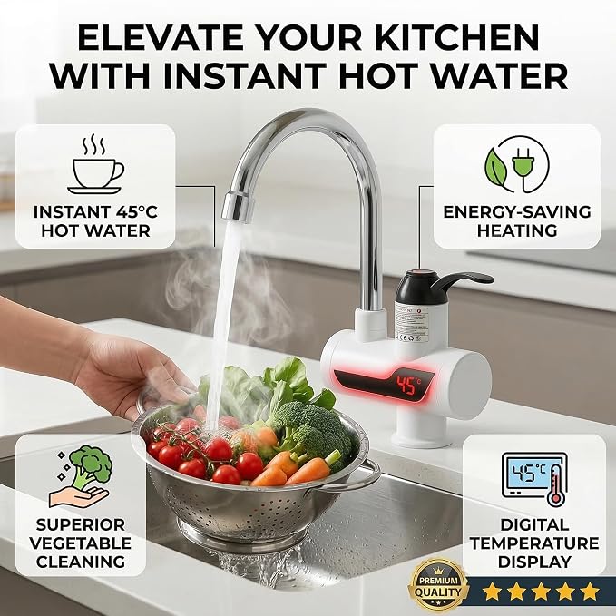 Instant electric heating water faucet,