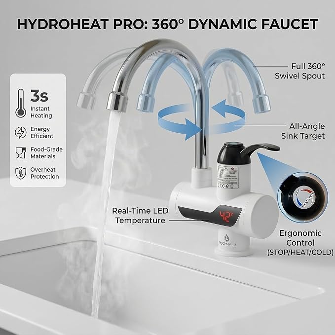 Instant electric heating water faucet,