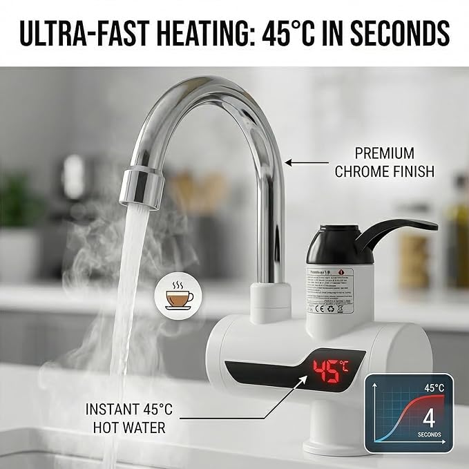 Instant electric heating water faucet,