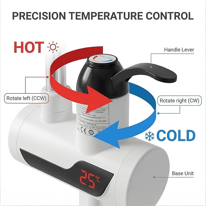 Instant electric heating water faucet,