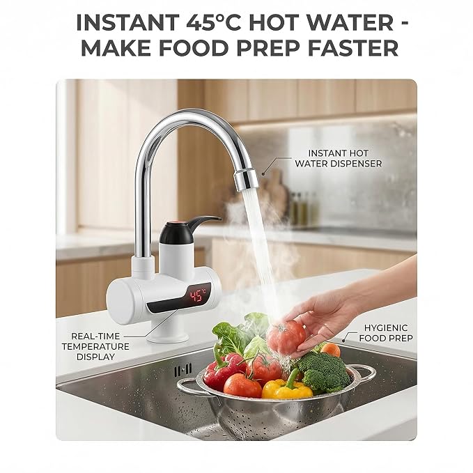Instant electric heating water faucet,
