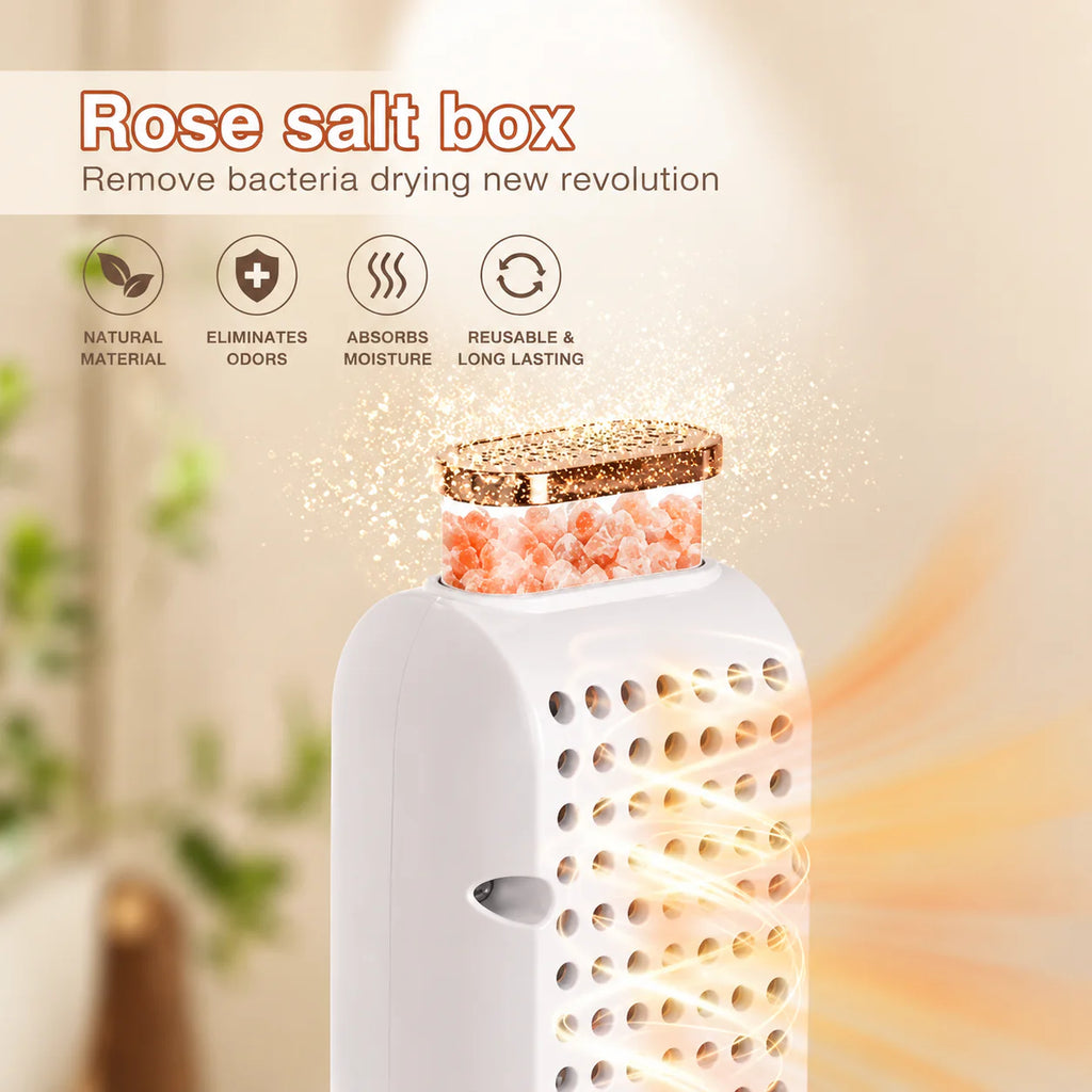 Electric Shoe Dryer Machine with PTC 48°C Heating & UV Sterilization | Portable Fast Drying Shoe Dryer for Home Adjustable Timer, 360° Air Circulation for Shoes, Boots & Sneakers (White)